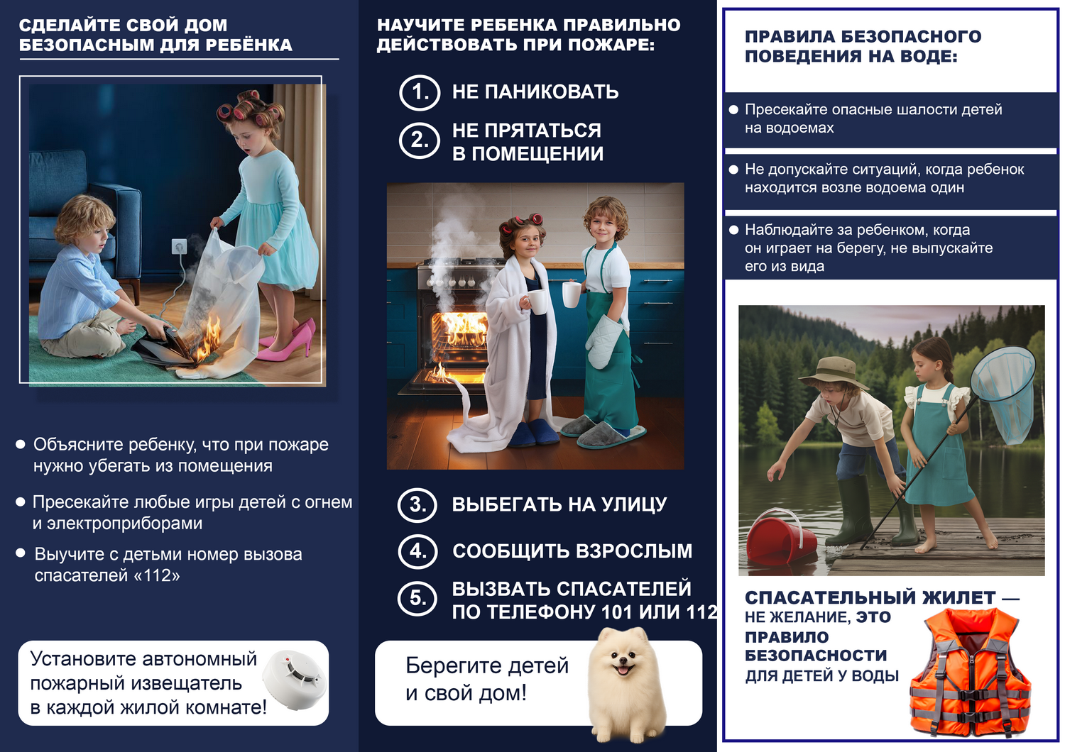 Дети – не взрослые! Не оставляйте их одних! 2025